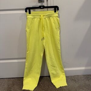 Lululemon Athletica Women’s Yellow Joggers